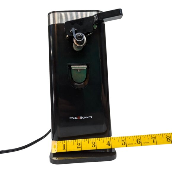 Pohl Schmitt Electric Can Opener CO111 Knife Sharpener Bottle Opener Black - Picture 7 of 15